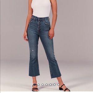Abercrombie & Fitch Ulta High Rise Kick Flare Jean
